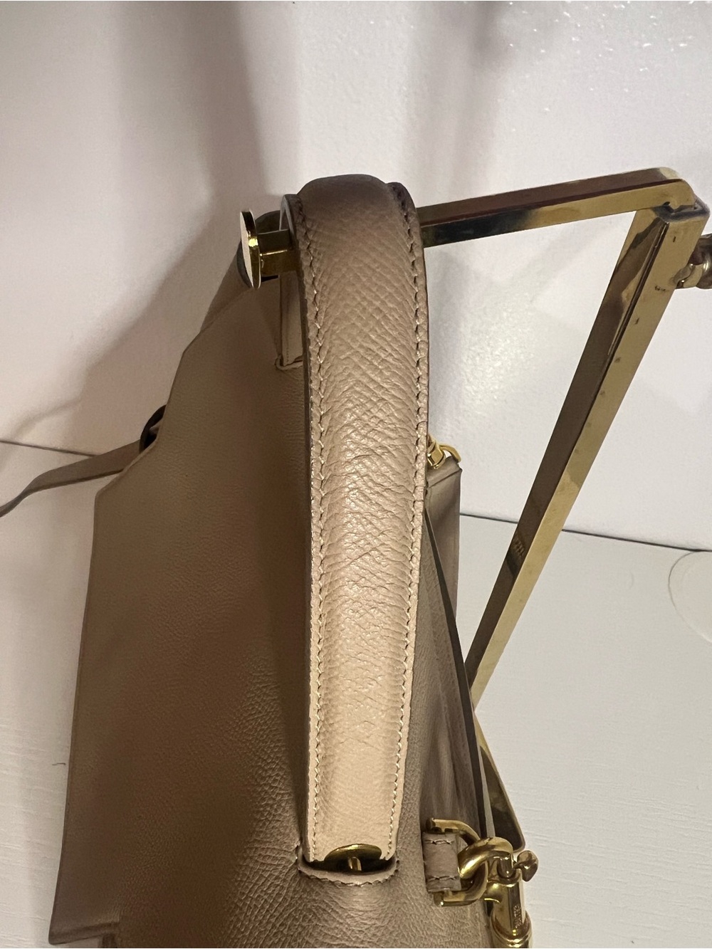 Celine Belt Bag Mini Beige Leather Handbag - Picture 5 of 16